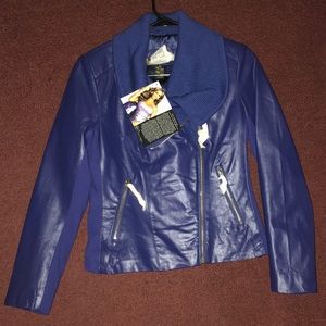 Brand new with tags Iman leather jacket